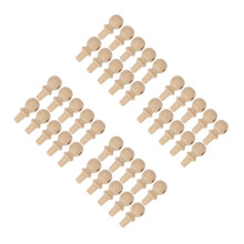 40Stk Holzverschluss Beige Langlebig Für Flaschen Komfortabel & Dicht