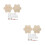 2Ensembles Décorations Bois Bébé Signes Éclatants Pour Photographies 8