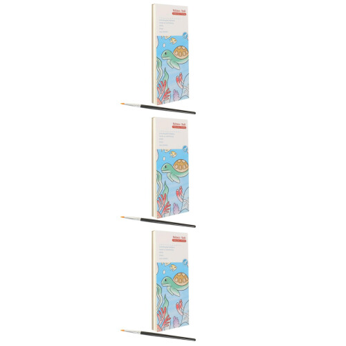 3Sets Aquarell Malbuch Für Kinder Bunt Kindgerecht Robust Sicher