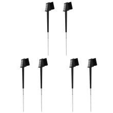 6Pièces Outil Beauté Portable Noir Brosse Sourcils Et Cils Pour Femmes