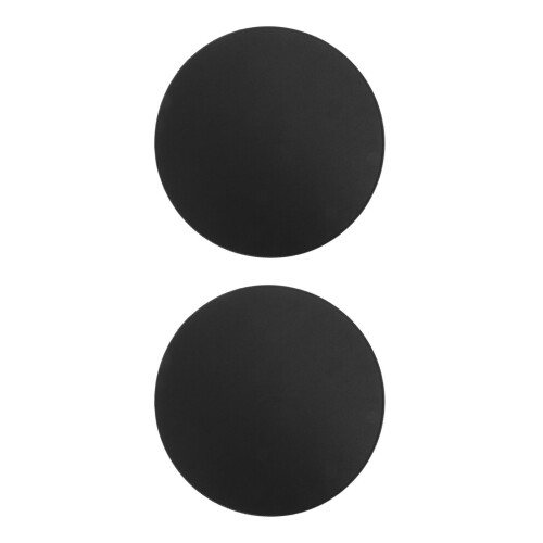 2Pcs Black Drum Mute Pads Silent Dampening Cushions for Practice