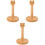 3Pièces Support Rouleau Papier Bois Durable Couleurs Variées Maison 1