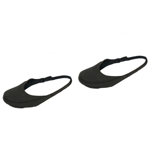 2Pièces Couvre-Chaussures Noir Élastique Anti-Saleté
