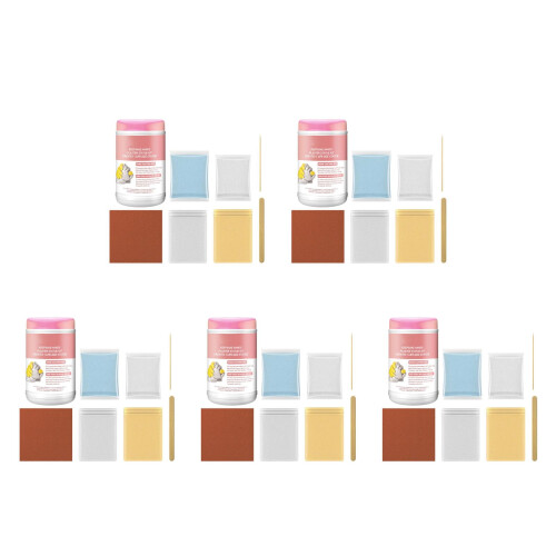 5Ensembles Kit Empreinte Mains Bébé Famille Plâtre DIY