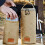 2Pièces Protection Bouteille Oxford Kaki Usage Extérieur 4