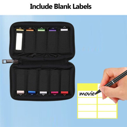 Flash Drive Storage Case - Dustproof Organizer Box for Thumb Drives and Electronic Accessories, Compact and Portable,A 2