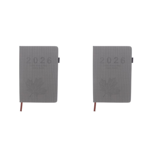 2Pièces Organisateur Planner A5 PU Cuir Élégant