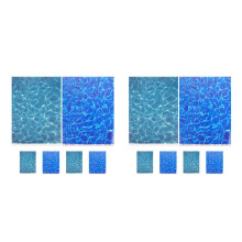 12Pcs Realistic Artificial Stream Sheets for Model Building DIY Crafts