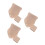 3Stk Waffelgewebe Handtücher Baumwolle Beige Langlebig Für 1