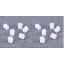 6Pairs White Silicone Ear Plugs Swimming Sleeping Noise Blocking