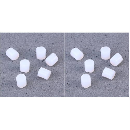 6Pairs White Silicone Ear Plugs Swimming Sleeping Noise Blocking