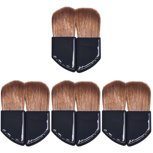 8Pcs Soft Nylon Foundation Brush Set Portable Travel Makeup Tools