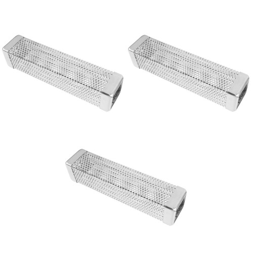 3Stk Grill Gemüse Korb Und Smoker Box Für Bbq Grill