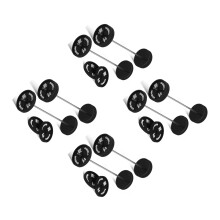 8Pièces Poids Miniature Pla Multi Couleurs Ornements Gym Maison