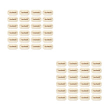 2 Pcs Hand Made Tags Buttons Diy For Handmade Items Making Supplies