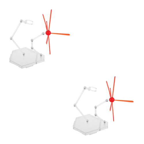 2Ensembles Porte-Figurine Rouge Polyvalent Pour Accessoires Et Modèles