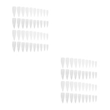 2000Pièces Tips Ongles Classe Plastique Transparent Slim DIY