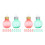 24Pcs Clear Round Plastic Baubles for DIY Crafting Wedding Party 1