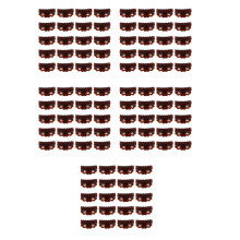 100Pièces Mini Pinces Griffe Non Glissantes Marron Pour Femmes