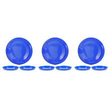 9Pièces Assiettes Bulles Plastique Bac De Rangement