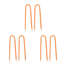 6Pcs Steel Car Fuse Extraction Tweezer Orange Auto Fuse Removal Tool