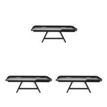 3Stk Schwarzes Nagelfreies Monitor Regal Bildschirm Ablage Für Zuhause