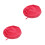 2Stk Flaschenbezug Rund Wiederverwendbar Pink 1