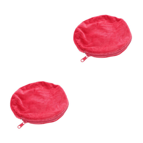2Stk Flaschenbezug Rund Wiederverwendbar Pink