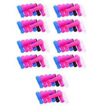 250Pièces Manchons Silicone Pour Pailles Ensemble Réutilisable Coloré