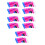 250Pièces Manchons Silicone Pour Pailles Ensemble Réutilisable Coloré 1