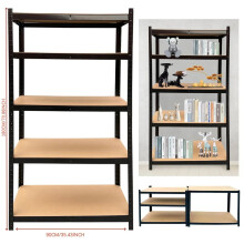 5 Tier Galvanised Heavy Duty Shelving Rack 875KG