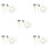 5Sets Haarfärbe-Set Grün Mit Und Mischschale Aus Nylon Und PP 1