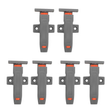 6Pcs Heavy Duty Push Latch Grey Pom Cabinet Door Rebounder for Home