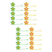 20Stk PVC Verschluss Bunt Langlebig Blumenförmige Abdeckung