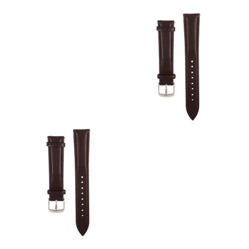 2Pièces Bracelet Business Cuir PU Interchangeable