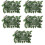5Pièces Mur Végétal Artificiel Vert Bois Plastique 9