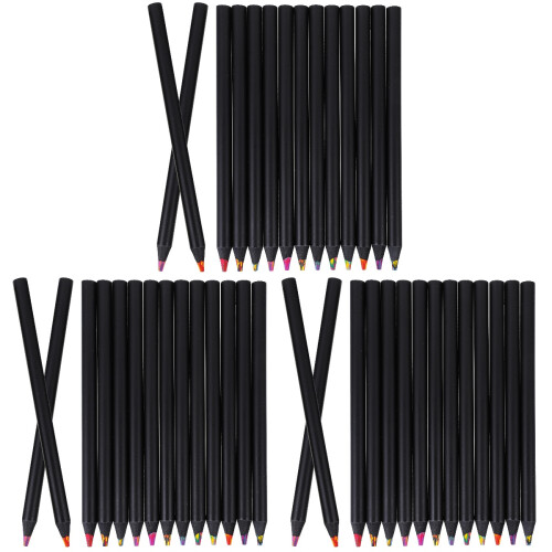 36Pièces Crayons De Couleur Bois Pour Et 2