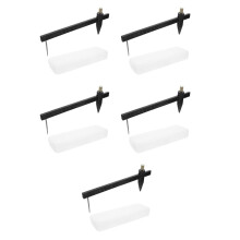 5Pcs Black Plastic Metal Circle Gauge Ceramic Compass Pottery Tools