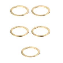5Pièces Couvercle Stylé En Acier Inoxydable Pour Cuisine