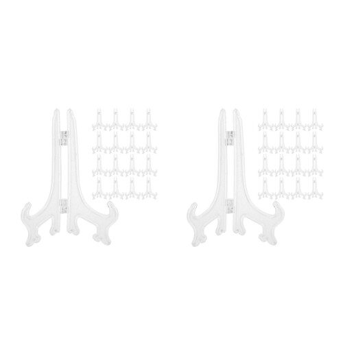 48Pièces Support Transparent Porte-Cartes Décorations Table