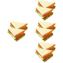8Pièces Sandwich Artificiel PU Coloré Décor Et Photo