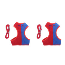 2Sets Comfortabel Suède Met Leash Huisdieren