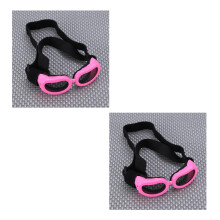 2Pièces Lunettes De Rose Protection Uv Réglables Pliables