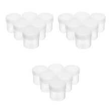 18Pcs Lightweight Hdpe Plastic Buckets for Paint Storage and Transport