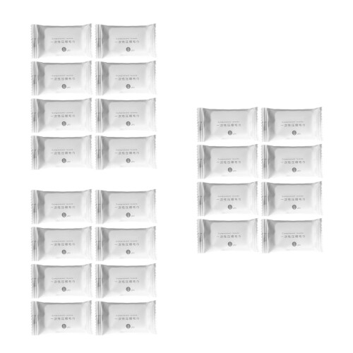 60Pièces Serviettes Compressées Jetables En Pour Voyage