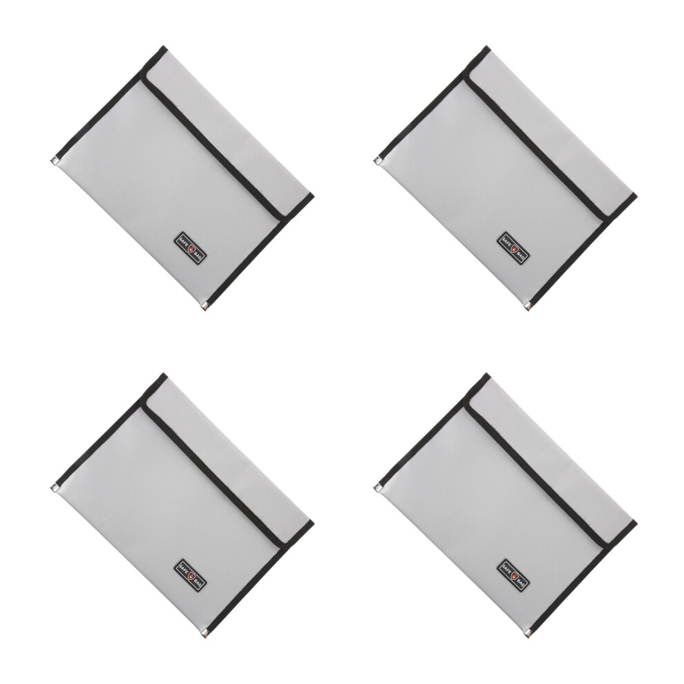 Photos - File Folder / Lever Arch File 4Pcs Fireproof Multiuse Zipper Pouch Portable File and Receipt Bag