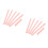 2Pcs Pink Kids Growth Chart Plastic Height Chart for Wall ABS Material 1