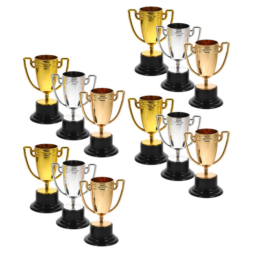 12Pièces Mini Coupes Trophées Pour École