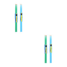 4Pairs Assorted Color Wooden Drum Sticks for Drum Sets and Practice