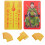 40Stk Chinesische Schutzkarten PVC Gelb 3